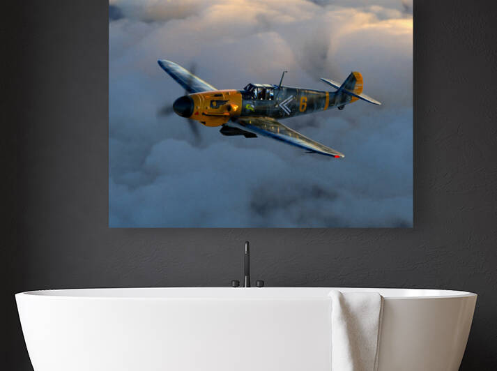 Messerschmitt Bf 109 by Kevin Michael VerKamp