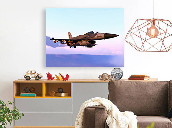 General Dynamics F-16 Fighting Falcon by Kevin Michael VerKamp