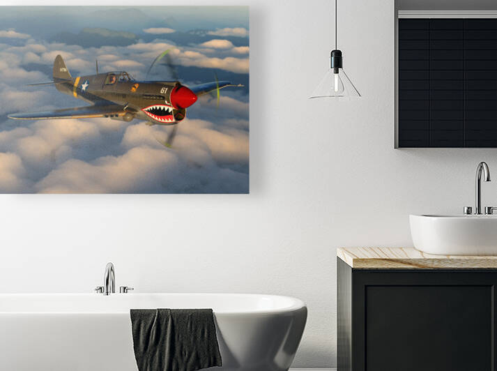 Curtiss P-40 Warhawk Color by Kevin Michael VerKamp