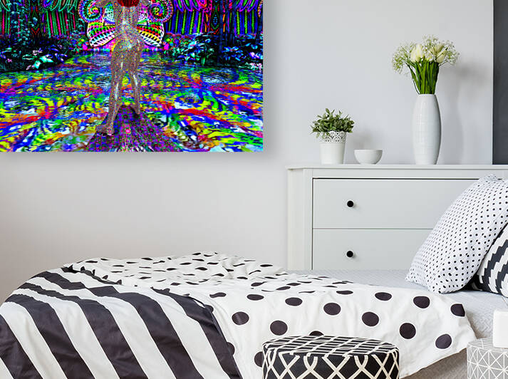 Psychedelic Ayahuasca Angel - DMT Journey by Kevin Michael VerKamp