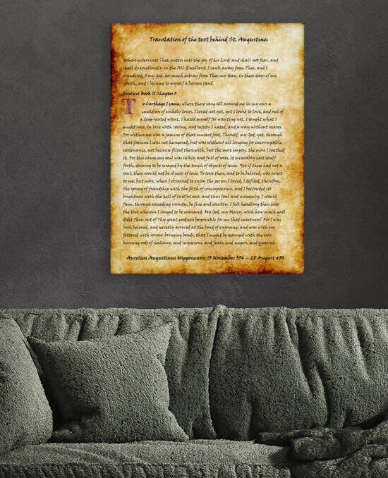 St Augustine Confessions Translation Reproduction