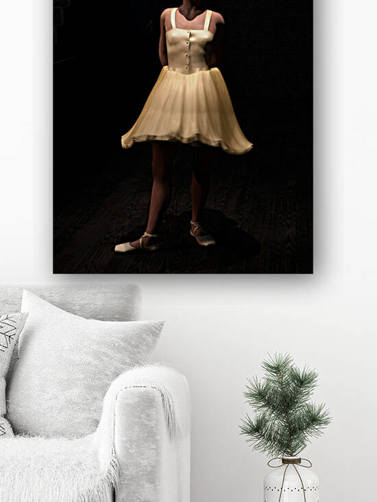 Little Dancer - Degas ballerina tribute by Kevin Michael VerKamp