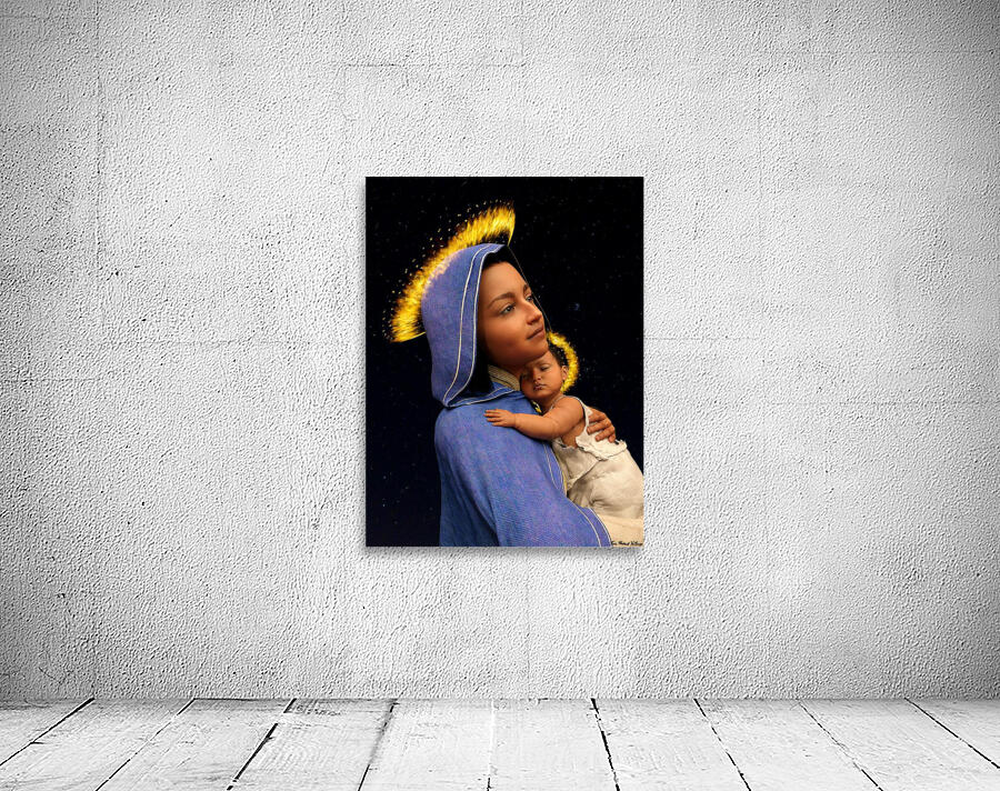 Madonna And Child - Galilean Mary and Jesus - 75MP 3:4 ratio Wall Preview