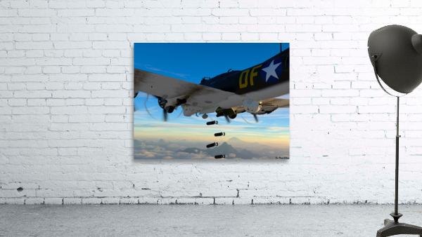 Boeing B-17 Flying Fortress Bomb Drop Wall Preview