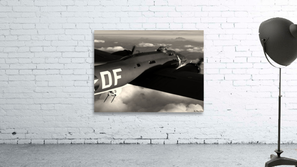 Boeing B-17 Flying Fortress BW Wall Preview