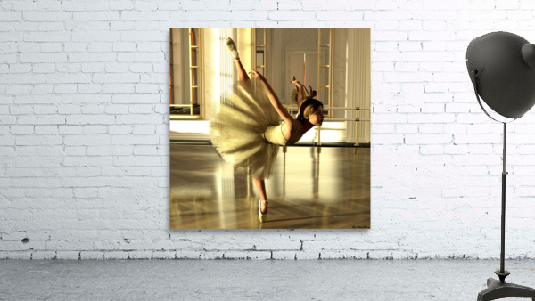 Ballet Practice Paris - Degas Little Dancer Tribute  Wall Preview
