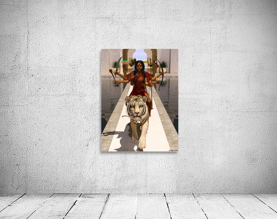 Hindu Goddess Durga Wall Preview