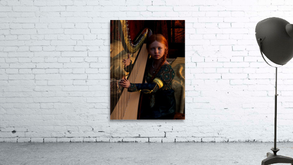 Serenade of the Celtic Harpist  Wall Preview