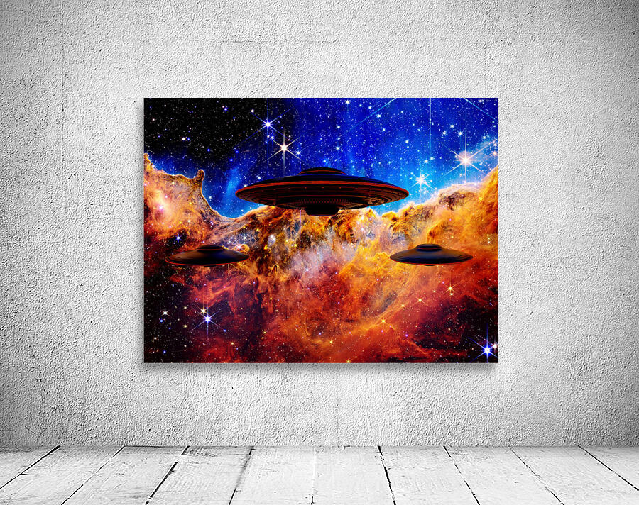 Carina Nebula James Webb Telescope UFO  Wall Preview