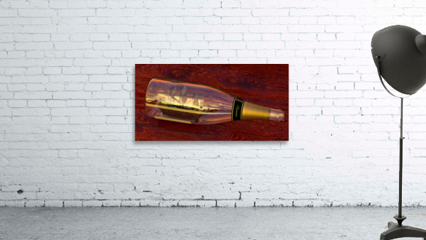 Impossible Ship in a Bottle Wall Preview