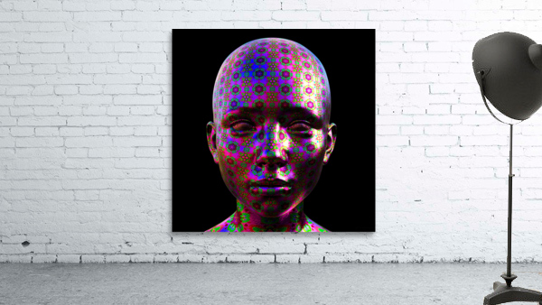 DMT Ayahuasca Experience - Black Background Wall Preview