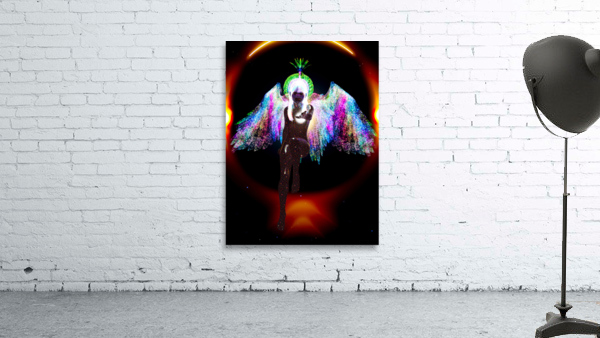 Psychedelic Ayahuasca Angel - DMT Journey Wall Preview