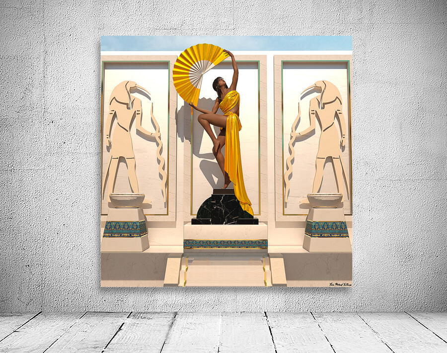 Art Deco Egyptian Statue - In the flesh Wall Preview