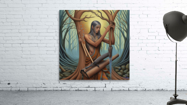 Cut Wood Carry Water Wall Preview