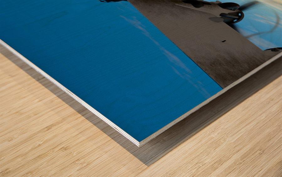 Boeing B-17 Flying Fortress Bomb Drop Wood print