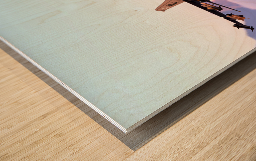 General Dynamics F-16 Fighting Falcon Wood print