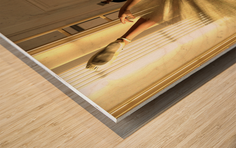 Ballet Practice - Degas Little Dancer Tribute 2:3 Wood print