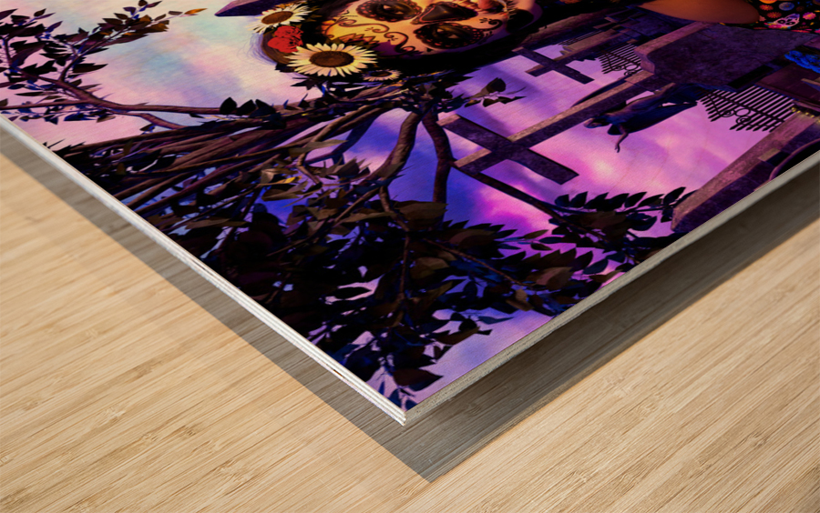 Day of the Dead - Dia de los Muertos Wood print