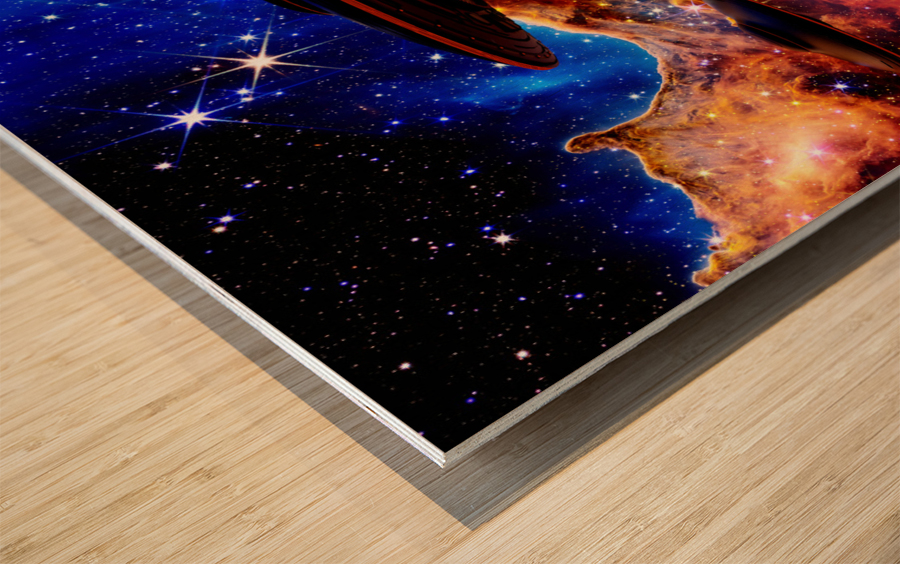 Carina Nebula James Webb Telescope UFO  Wood print