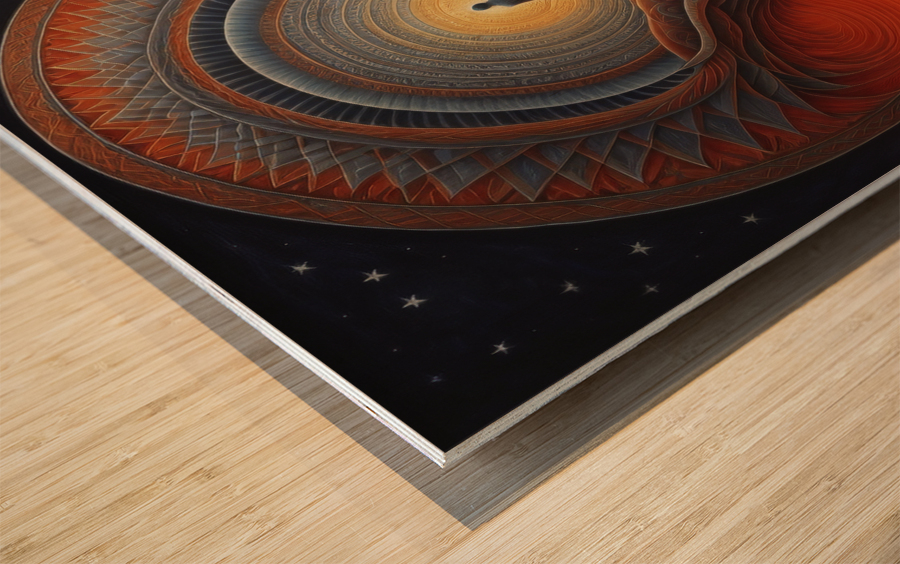 Divine Mystical Truths Cover Wood print