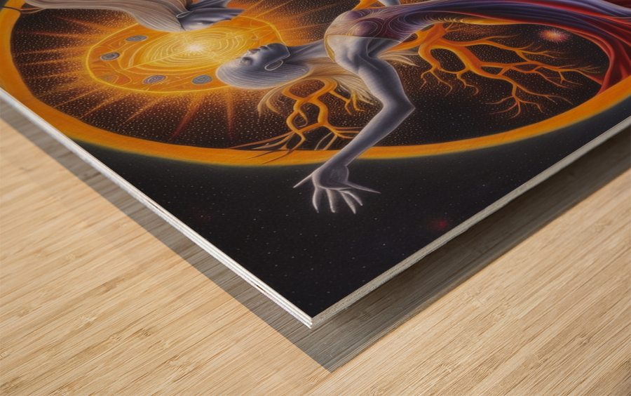 Dual Nature of Desires Wood print