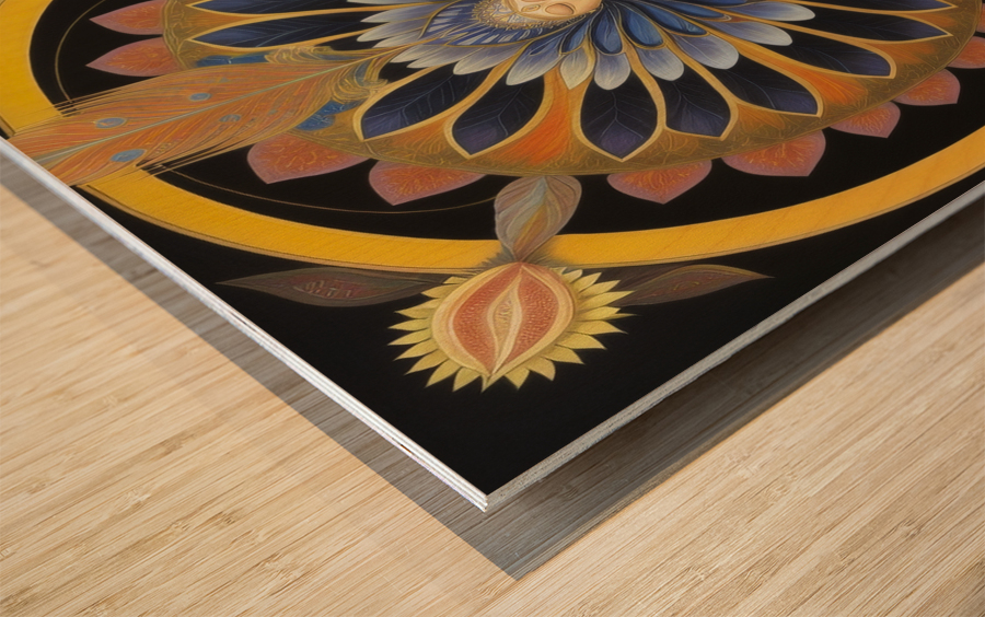 Less is More Wood print