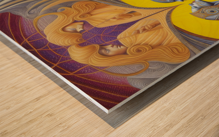 Soulmates Wood print