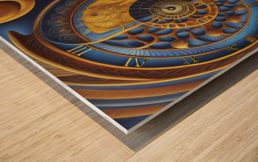 Impermanence of Time Wood print