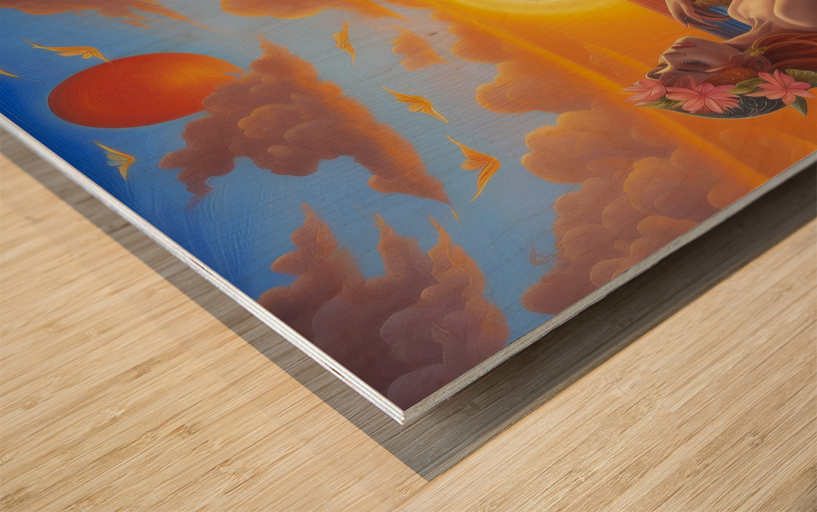 Beholder of Beauty 4 Wood print