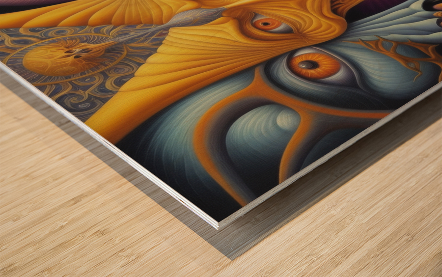 Responding to Evil Wood print