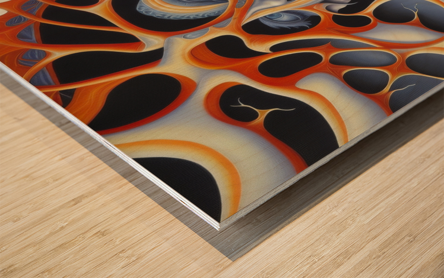 Pain as a Chapter Wood print