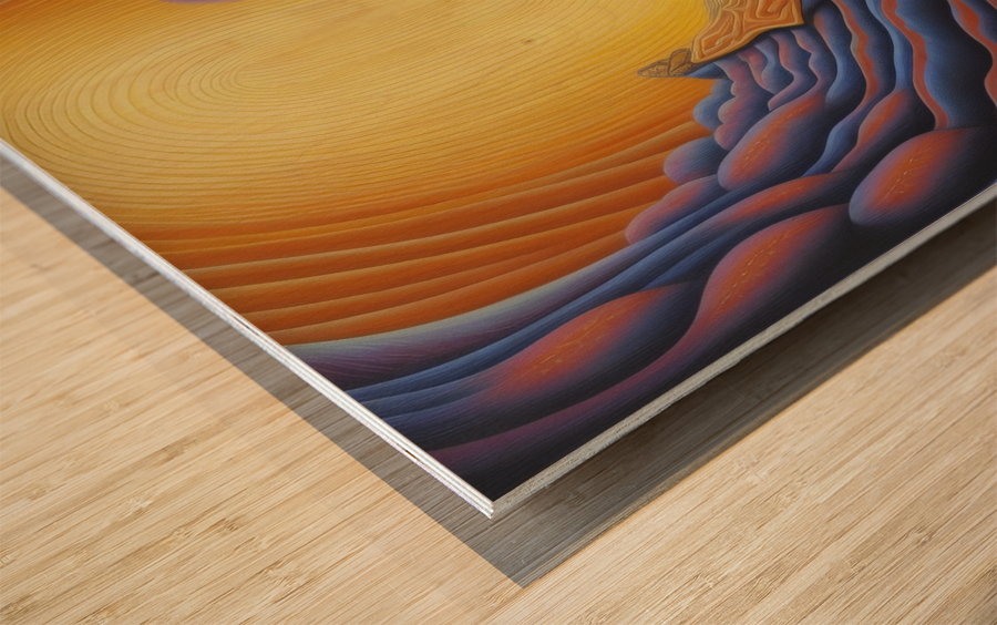 Persistance and Endurance Wood print