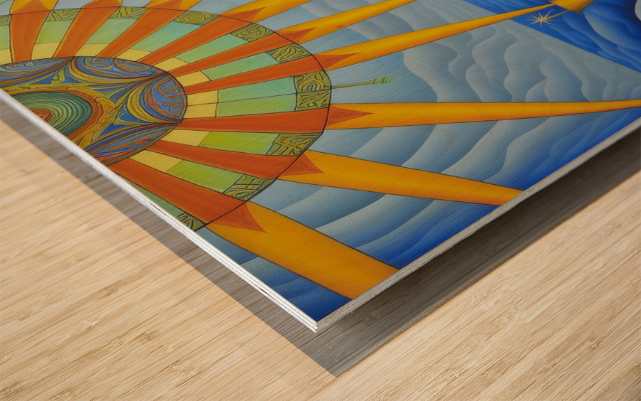 Making a House a Home Wood print