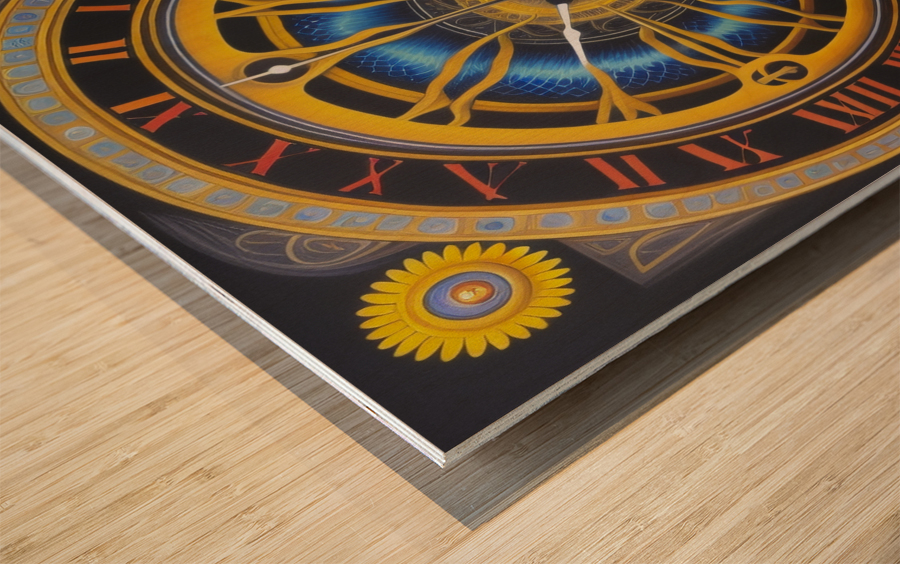 Time and Patience Wood print