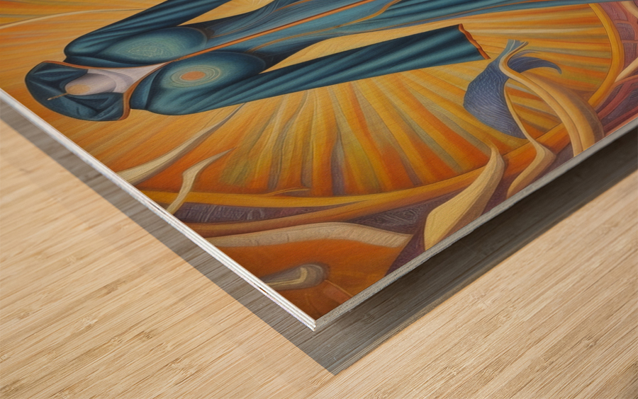 Clothes are the Essence of Self Wood print