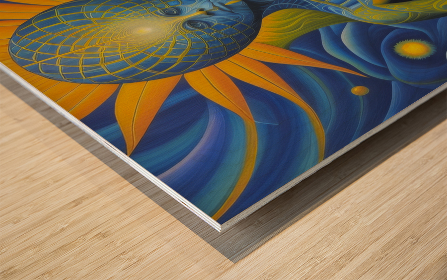 Human Sustainability 2 Wood print