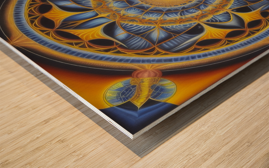 Tapestry of Vibration Wood print