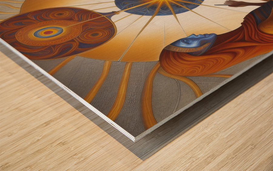 Gift Giving Wood print