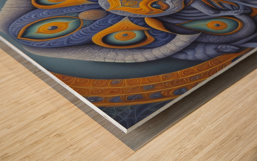 Finding Authentic Courage Wood print