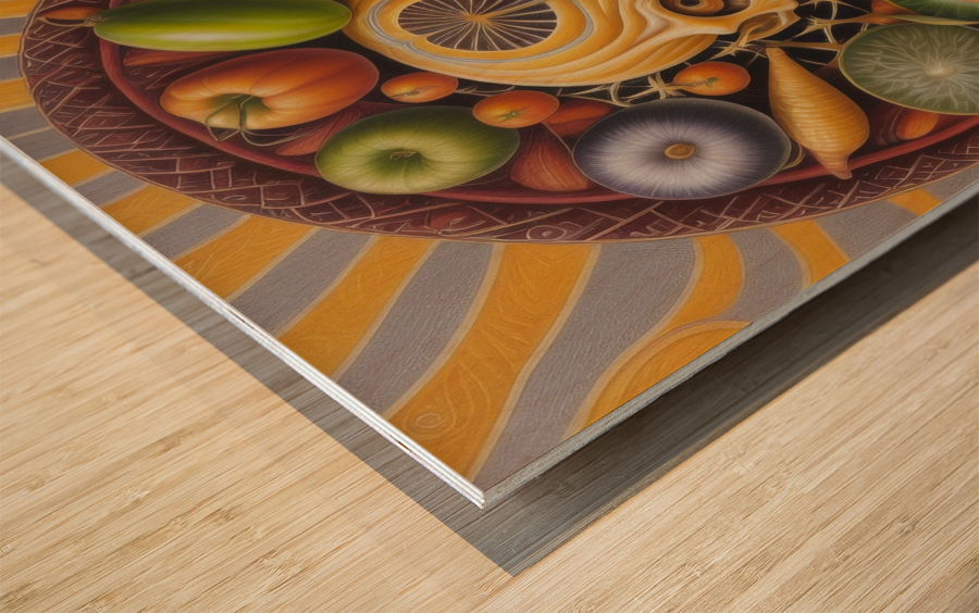 Nourishing the Mind and Soul Wood print