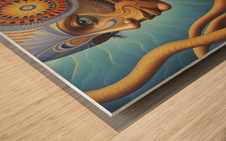 boundaries Wood print