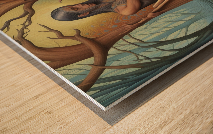 Cut Wood Carry Water Wood print