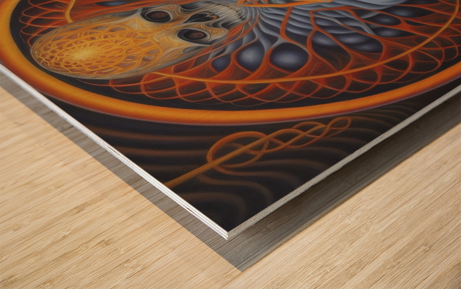 Acceptance of Fear Wood print