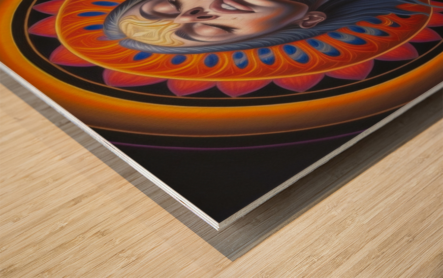 Pleasure in Orgasm Wood print