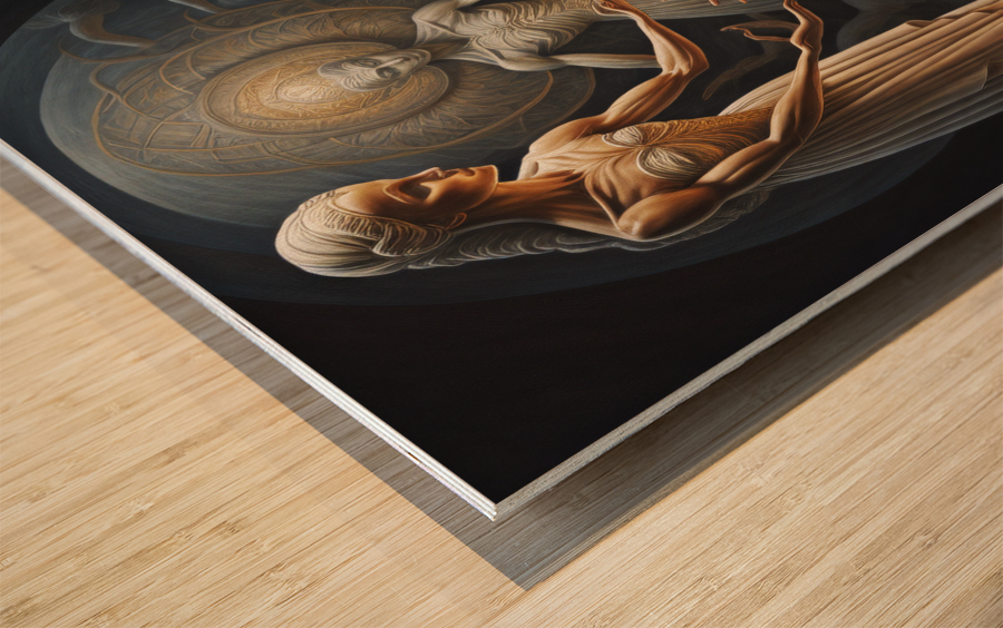 Aging and letting go Wood print