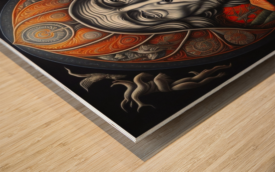 Unveiling Wisdom Wood print