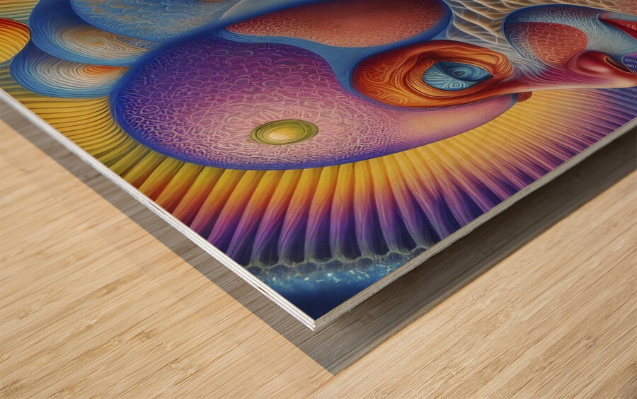 Beholding Beauty Wood print