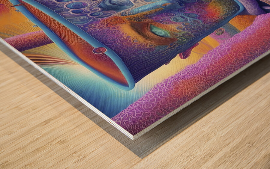 Water is Life Wood print