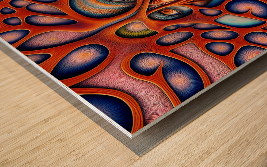 Compartmentalizing Pain Wood print