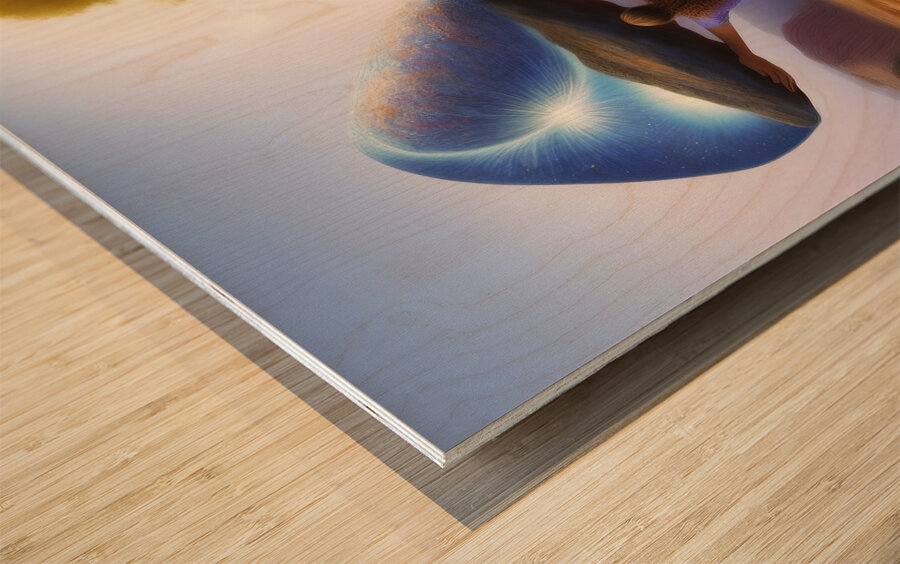 Persistence and Endurance Wood print